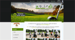 Desktop Screenshot of golfdepontarlier.fr